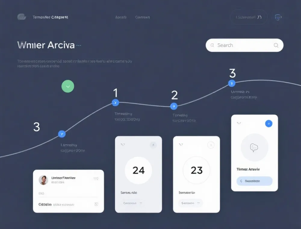 数据查询与内容导航示意图